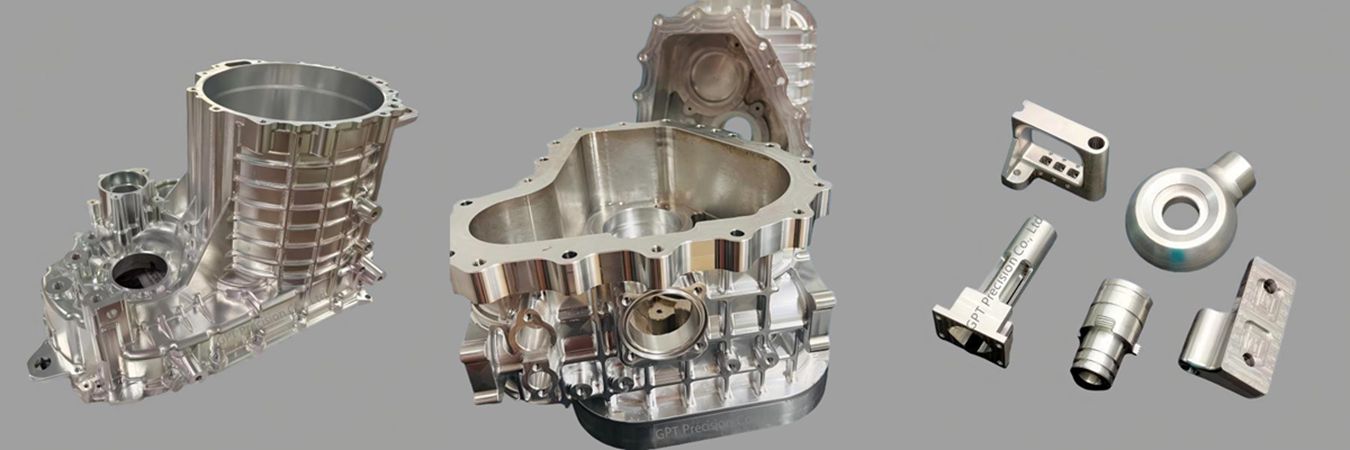 Comparison of simple and complex CNC machined parts visualizing geometric difficulty