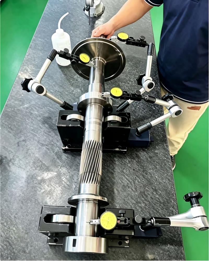 Concentricity inspection of a precision machined component