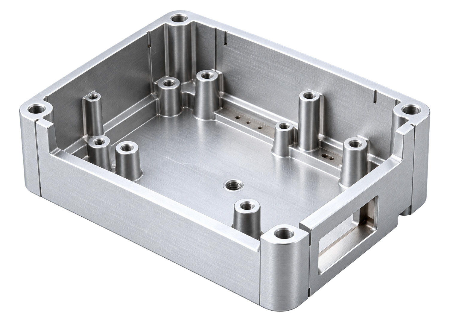 Illustration of electronics housing assembly geometry